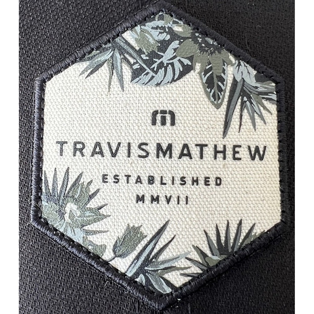 Travis Mathew Reflect The Sun Men's Golf Hat Black SnapBack OSFM